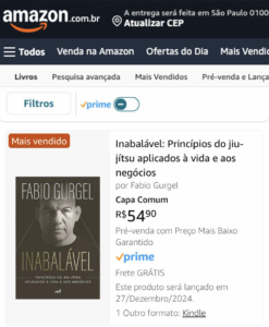 Livro Fabio Gurgel | Inabalável na Amazon
